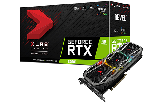 Placa de Vídeo PNY NVIDIA Geforce RTX 3080 XLR8 Gaming Revel Epic